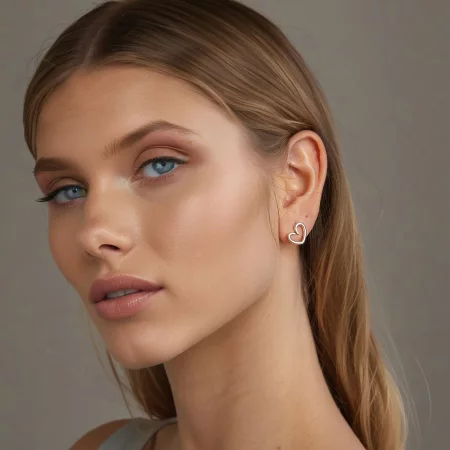 PANDORA Style Heart Earrings - SCE1769