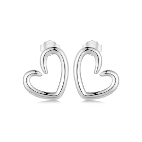 PANDORA Style Heart Earrings - SCE1769 PANDORA Style Heart Earrings - SCE1769