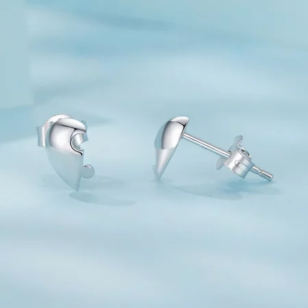 PANDORA Style Heart Puzzle Earrings - SCE1770