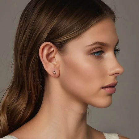 PANDORA Style Heart Puzzle Earrings - SCE1770