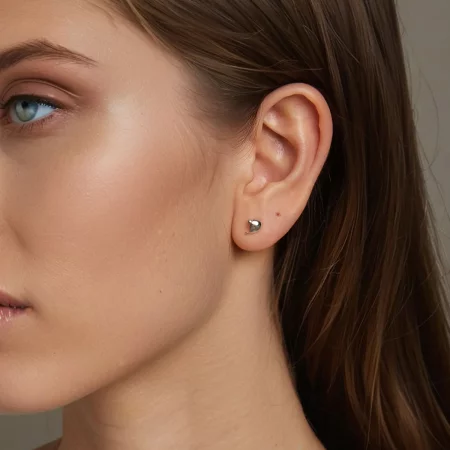 PANDORA Style Heart Puzzle Earrings - SCE1770