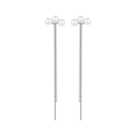 PANDORA Style Shell Pearl Tassel Earrings - SCE1777 PANDORA Style Shell Pearl Tassel Earrings - SCE1777