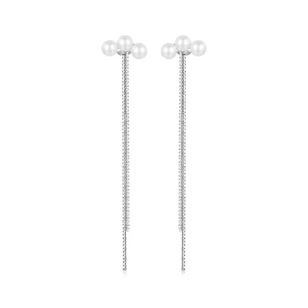 PANDORA Style Shell Pearl Tassel Earrings - SCE1777
