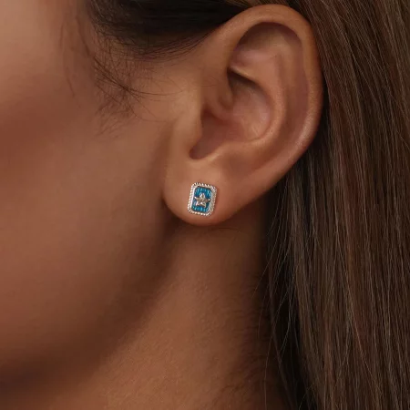 PANDORA风格星形复古耳环 - SCE1796