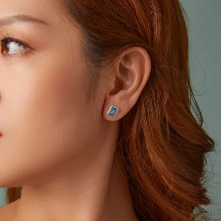 PANDORA风格星形复古耳环 - SCE1796