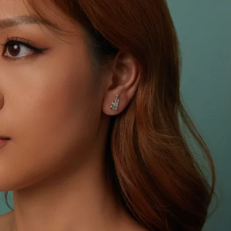 PANDORA风格骷髅手贝斯耳环 - SCE1806