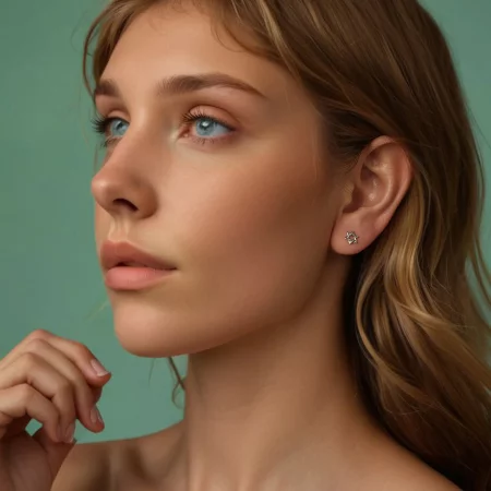 PANDORA Style Six-pointed Star Earrings - SCE1809