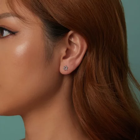 PANDORA Style Six-pointed Star Earrings - SCE1809