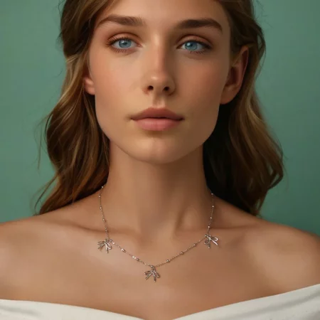 PANDORA Style Bow Necklace - SCN529