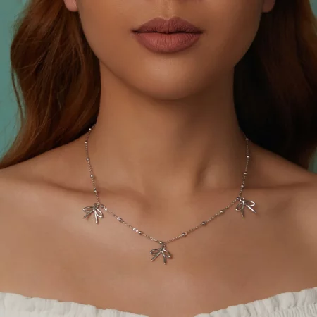 PANDORA Style Bow Necklace - SCN529