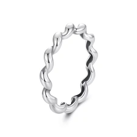 PANDORA Style Twisted Metallic Ring - SCR1047
