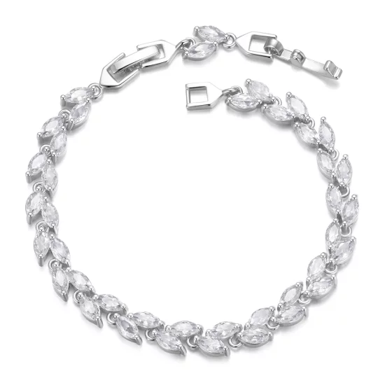 PANDORA风格橄榄叶手链 - YIB069-A