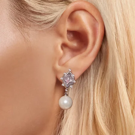 PANDORA Style Starlight Pink Earrings - YIE246