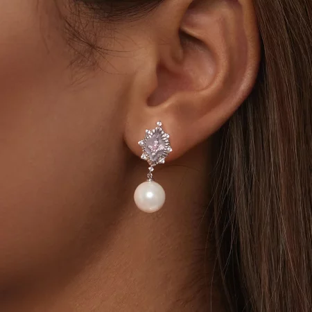 PANDORA Style Starlight Pink Earrings - YIE246