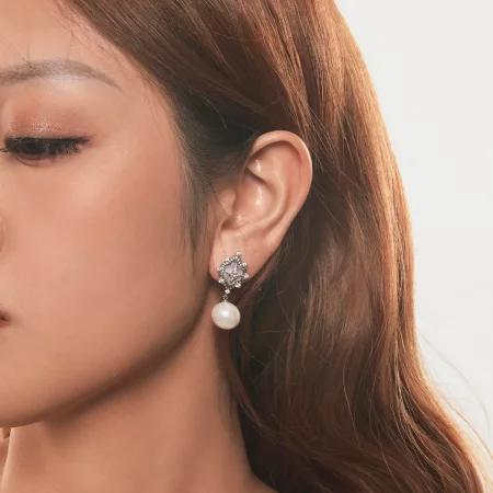 PANDORA Style Starlight Pink Earrings - YIE246