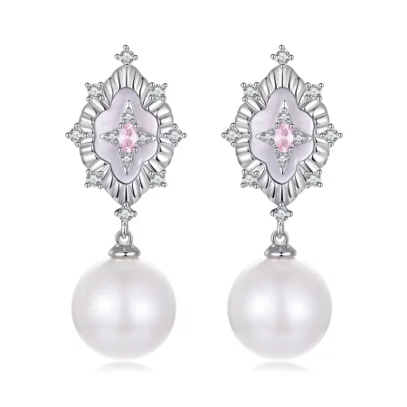PANDORA Style Starlight Pink Earrings - YIE246