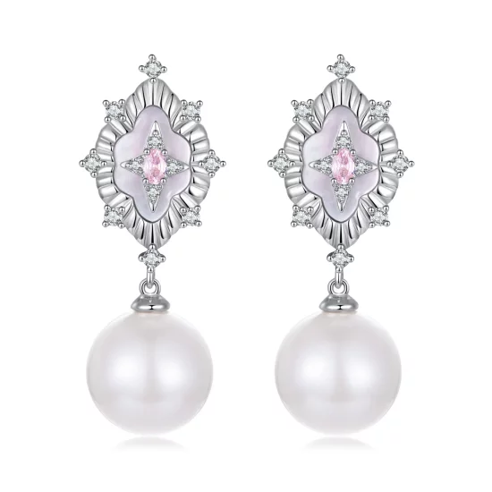 PANDORA Style Starlight Pink Earrings - YIE246