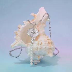 PANDORA Style Mermaid Necklace - YIN113 PANDORA Style Mermaid Necklace - YIN113