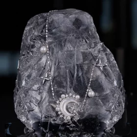 PANDORA Style Crescent Moon Necklace - YIN115 PANDORA Style Crescent Moon Necklace - YIN115