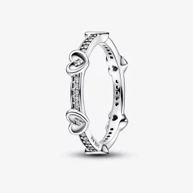Pandora Radiant Sparkling Hearts Ring - 192496C01