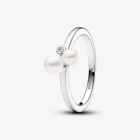 Pandora Duo Treated Freshwater Cultured Pearls Ring - 193156C01