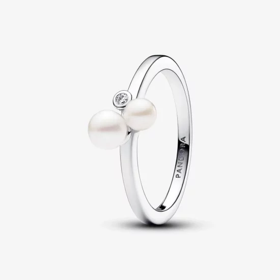 Pandora Duo Treated Freshwater Cultured Pearls Ring - 193156C01