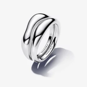 Pandora Organically Shaped Stacking Rings - 193264C00