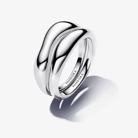 Pandora Organically Shaped Stacking Rings - 193264C00