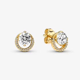 Pandora Sparkling Round Halo Stud Earrings - 261248C01 Pandora Sparkling Round Halo Stud Earrings - 261248C01
