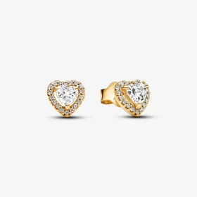 Pandora Sparkling Elevated Heart Stud Earrings - 268427C01 Pandora Sparkling Elevated Heart Stud Earrings - 268427C01