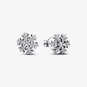 Pandora Sparkling Snowflake Stud Earrings - 292370C01