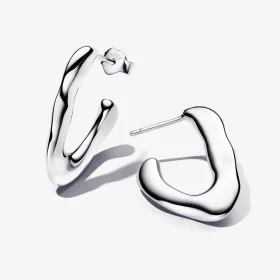Pandora Organically V-Shaped Open Hoop Earrings - 293290C00