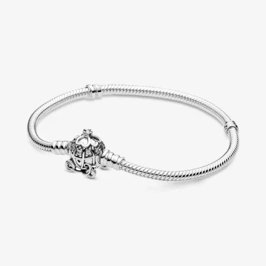 Disney Cinderella Pumpkin Coach Clasp Pandora Moments Bracelet - 599190C01
