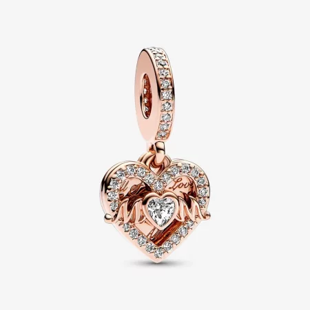 Pandora Heart & Mum Dangle Charm - 789402C01
