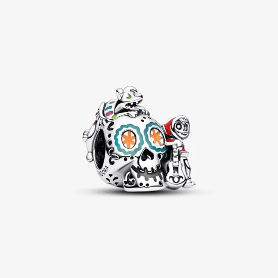 Pandora Disney Pixar Coco Miguel & Dante Skull Glow-in-the-dark Charm - 792817C01