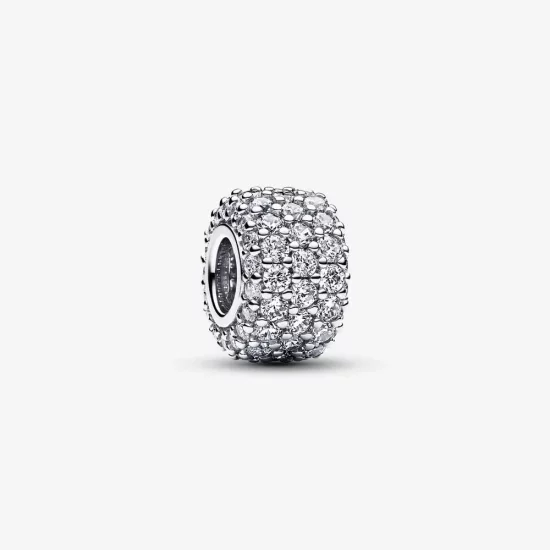 Pandora Sparkling Pavé Triple-row Charm - 792820C01
