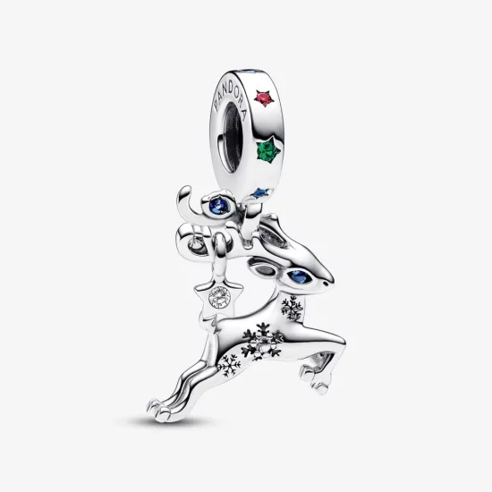 Pandora Magical Christmas Reindeer Dangle Charm - 792826C01