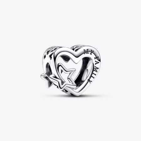 Pandora Openwork Family Heart & Star Charm - 792829C00