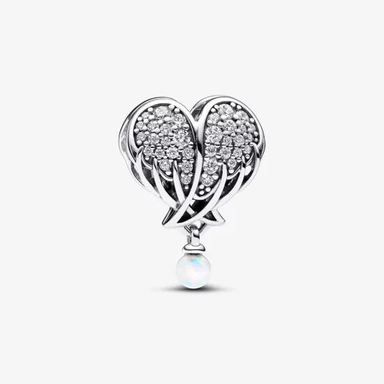 Pandora Sparkling Angel Wings & Heart Charm - 792980C01