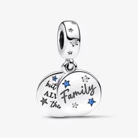 Pandora Family Love Double Dangle Charm - 792987C01 Pandora Family Love Double Dangle Charm - 792987C01
