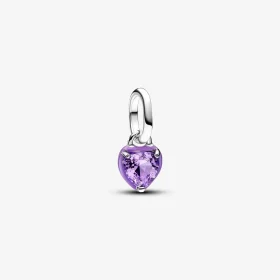 Pandora ME Purple Chakra Heart Mini Dangle Charm - 793042C04