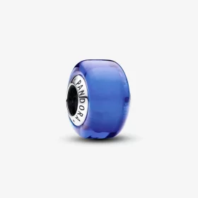 Pandora Blue Mini Murano Glass Charm - 793105C00 Pandora Blue Mini Murano Glass Charm - 793105C00