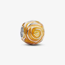 Pandora Yellow Rose in Bloom Charm - 793212C02 Pandora Yellow Rose in Bloom Charm - 793212C02