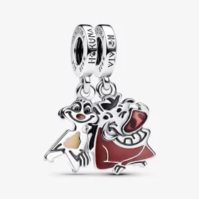 Pandora Disney The Lion King Timon & Pumbaa Splittable Dangle Charm - 793357C01