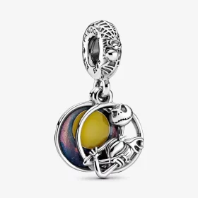 Pandora Disney Nightmare Before Christmas Double Dangle Charm - 799148C01 Pandora Disney Nightmare Before Christmas Double Dangle Charm - 799148C01