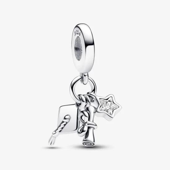 (image for) Pandora 2024 Graduation Triple Dangle Charm - 793240C01