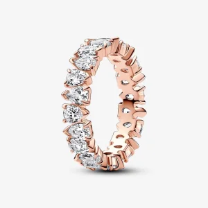 (image for) Pandora Alternating Sparkling Band Ring - 183021C01