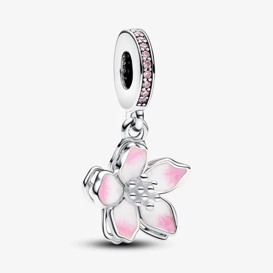 (image for) Pandora Cherry Blossom Dangle Charm - 790667C01