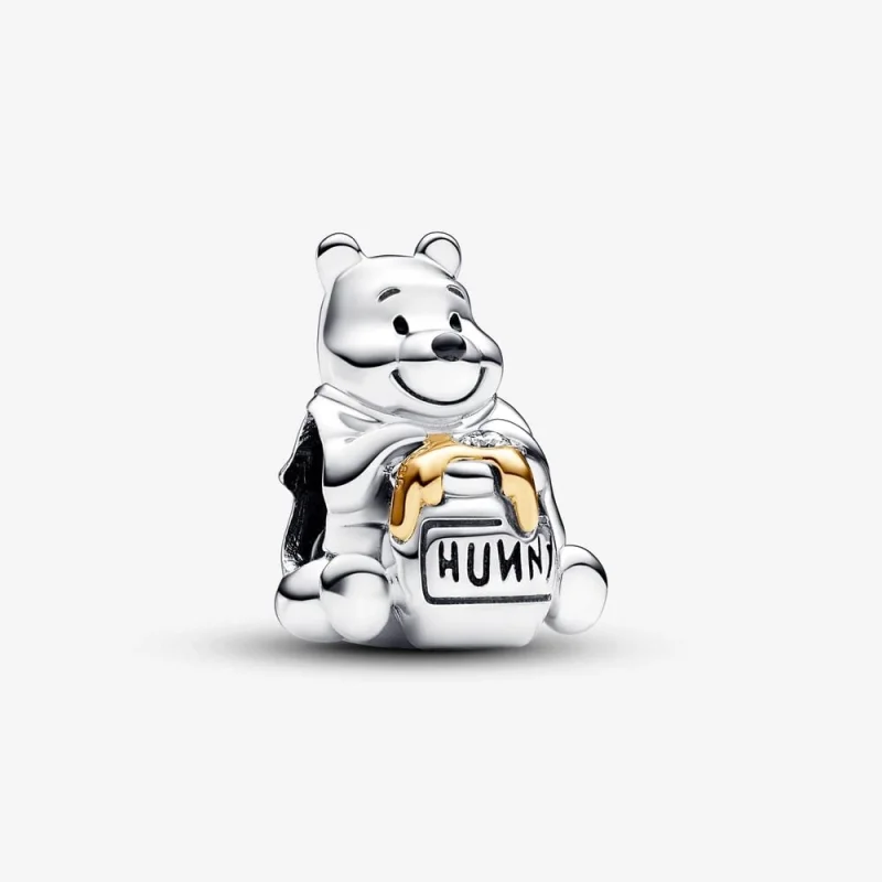 (image for) Pandora Disney 100th Anniversary Winnie the Pooh Lab-grown Diamond Charm - 793029C01 - Product Image