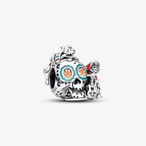 (image for) Pandora Disney Pixar Coco Miguel & Dante Skull Glow-in-the-dark Charm - 792817C01